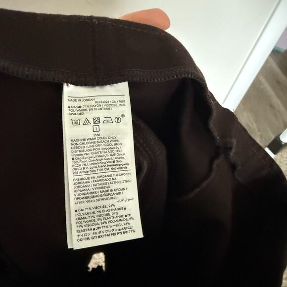 Banana Republic Womens Wide Leg Everywhere Ponte Pant XXL Brown Citycore Neutral - Picture 5 of 8